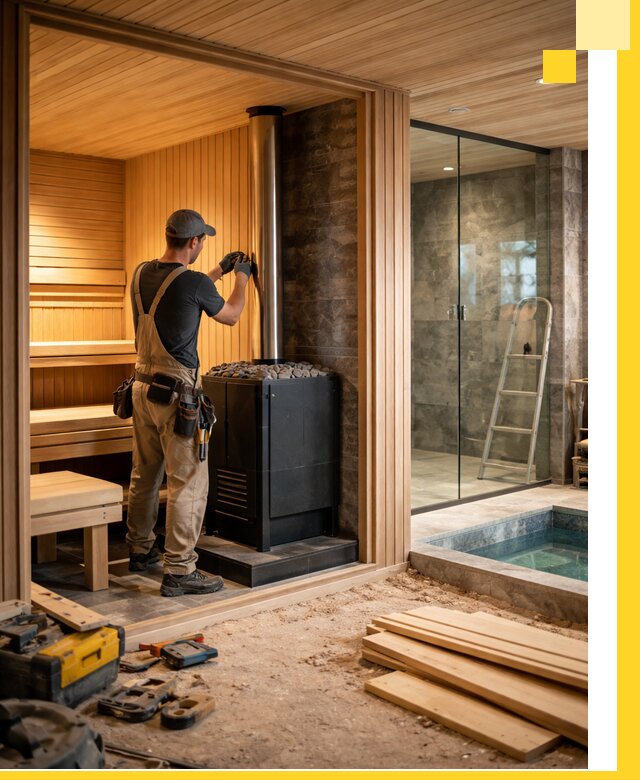 Полное строительство банных комплексов под ключ в Холмске