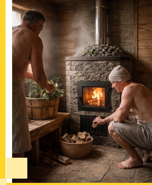 Банные печи под ключ в Холмске от 46220 р. | ЭриданХлм кирпичная