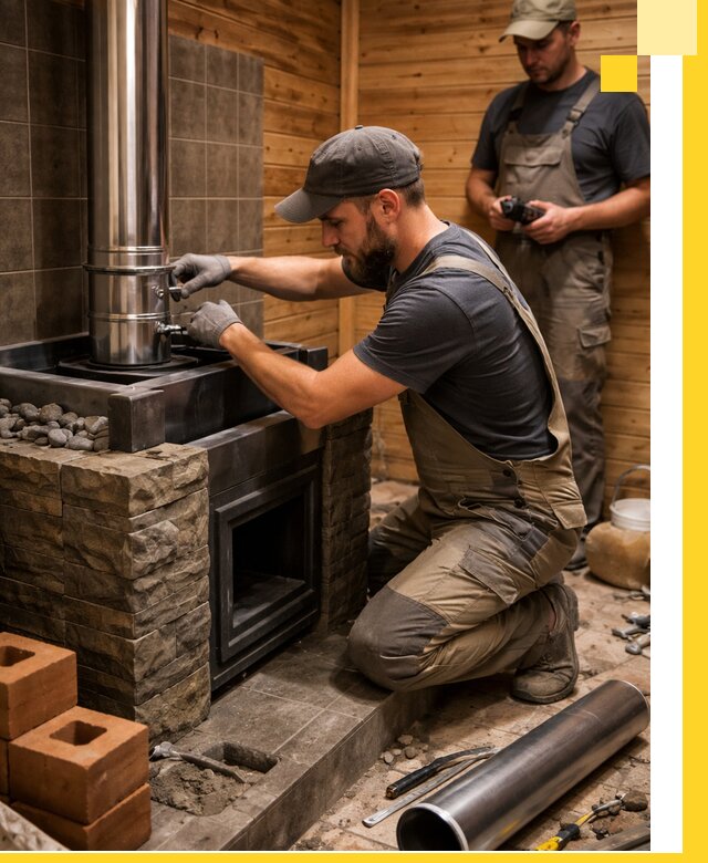 Изготовление и установка банных печей под ключ в Холмске