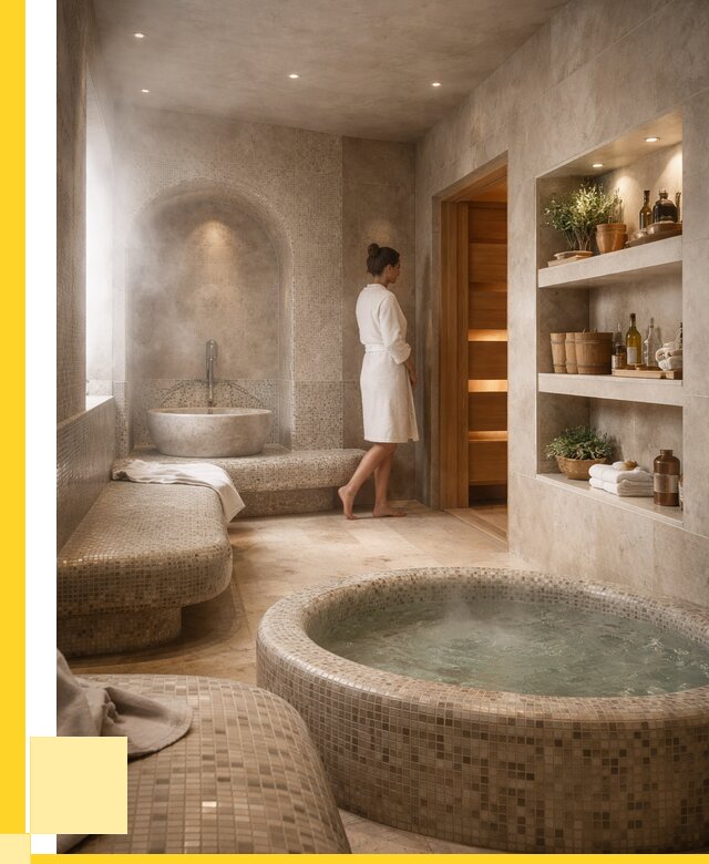 Строительство бани с хамамом в Холмске от 770325 р. | ЭриданХлм