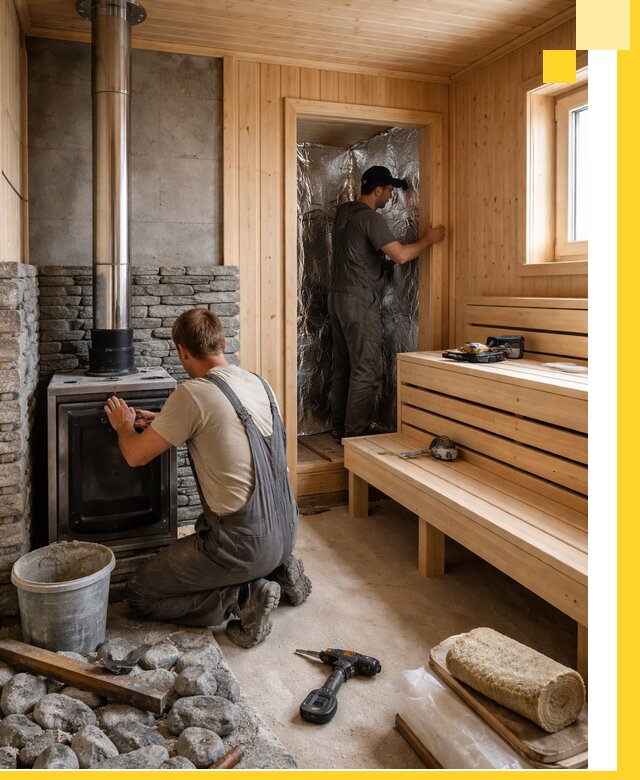 Строительство и изготовление бань под ключ в Холмске