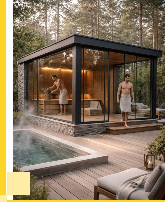 Стеклянные бани и двери в Холмске от 462195 р. | ЭриданХлм