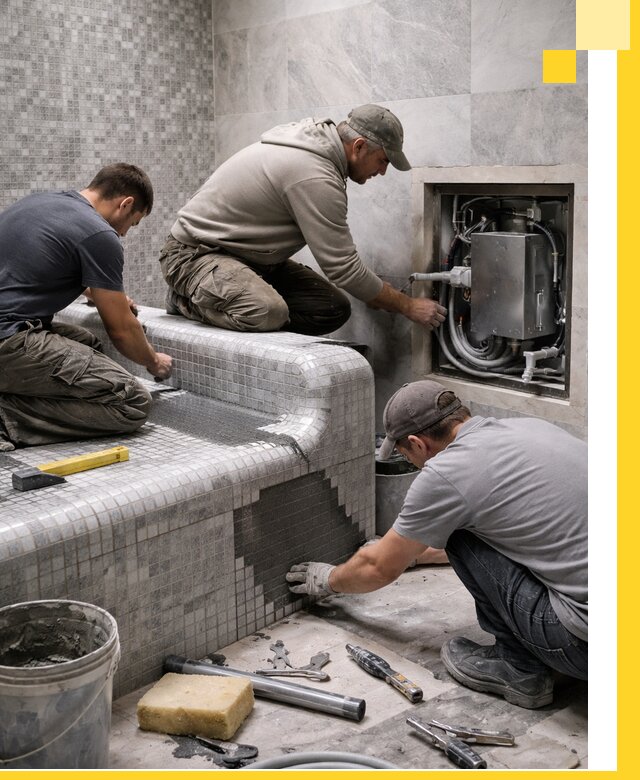 Проекты хамамов под ключ в Холмске и дизайн и строительство