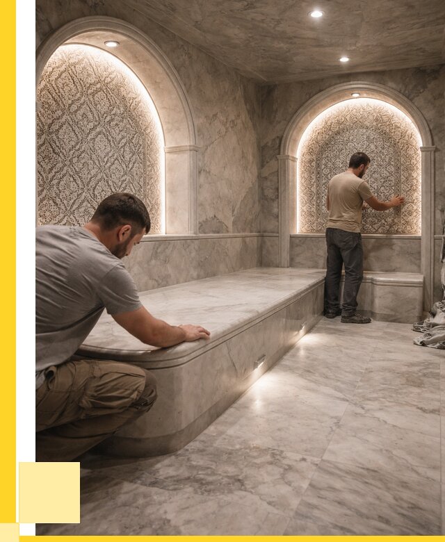 Турецкие бани под ключ в Холмске от 256775 р. | ЭриданХлм