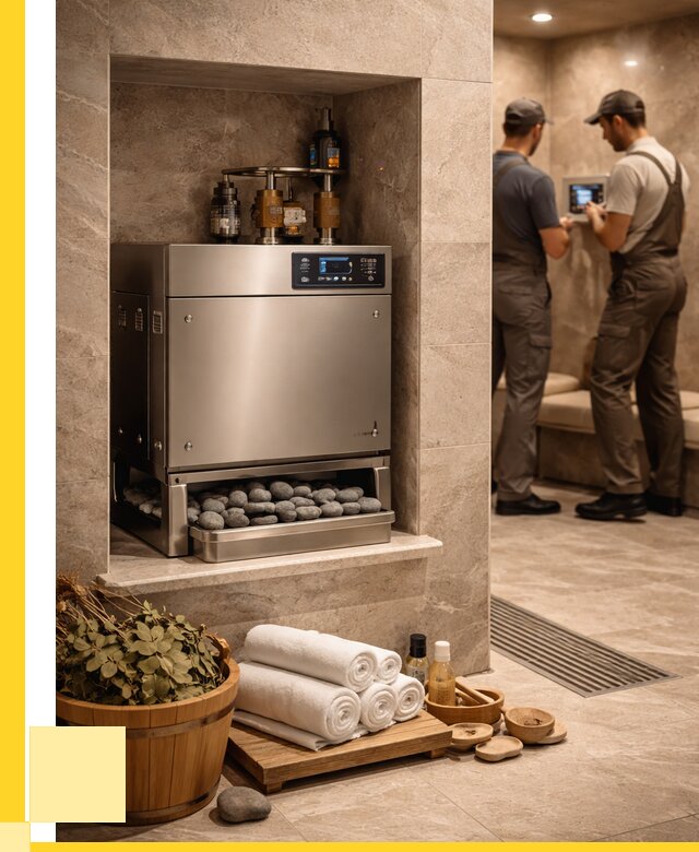 Парогенераторы для хамама в Холмске от 77033 р. | ЭриданХлм