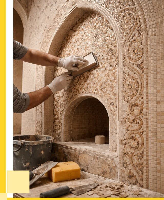 Мозаика для хамама в Холмске под ключ от 5136 р. | ЭриданХлм